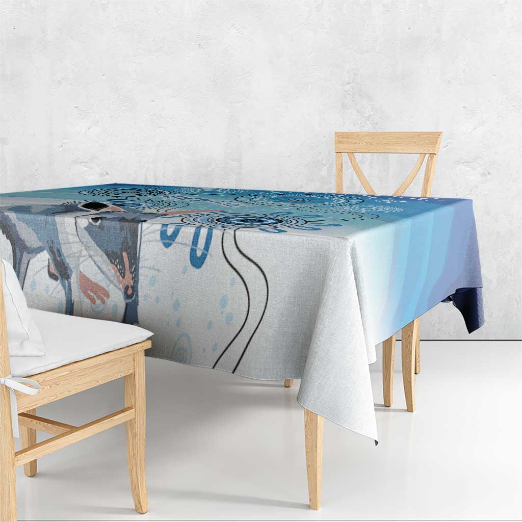 Australia Easter Indigenous Tablecloth Bilby Happy Easter