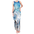 Australia Easter Indigenous Tank Maxi Dress Bilby Happy Easter