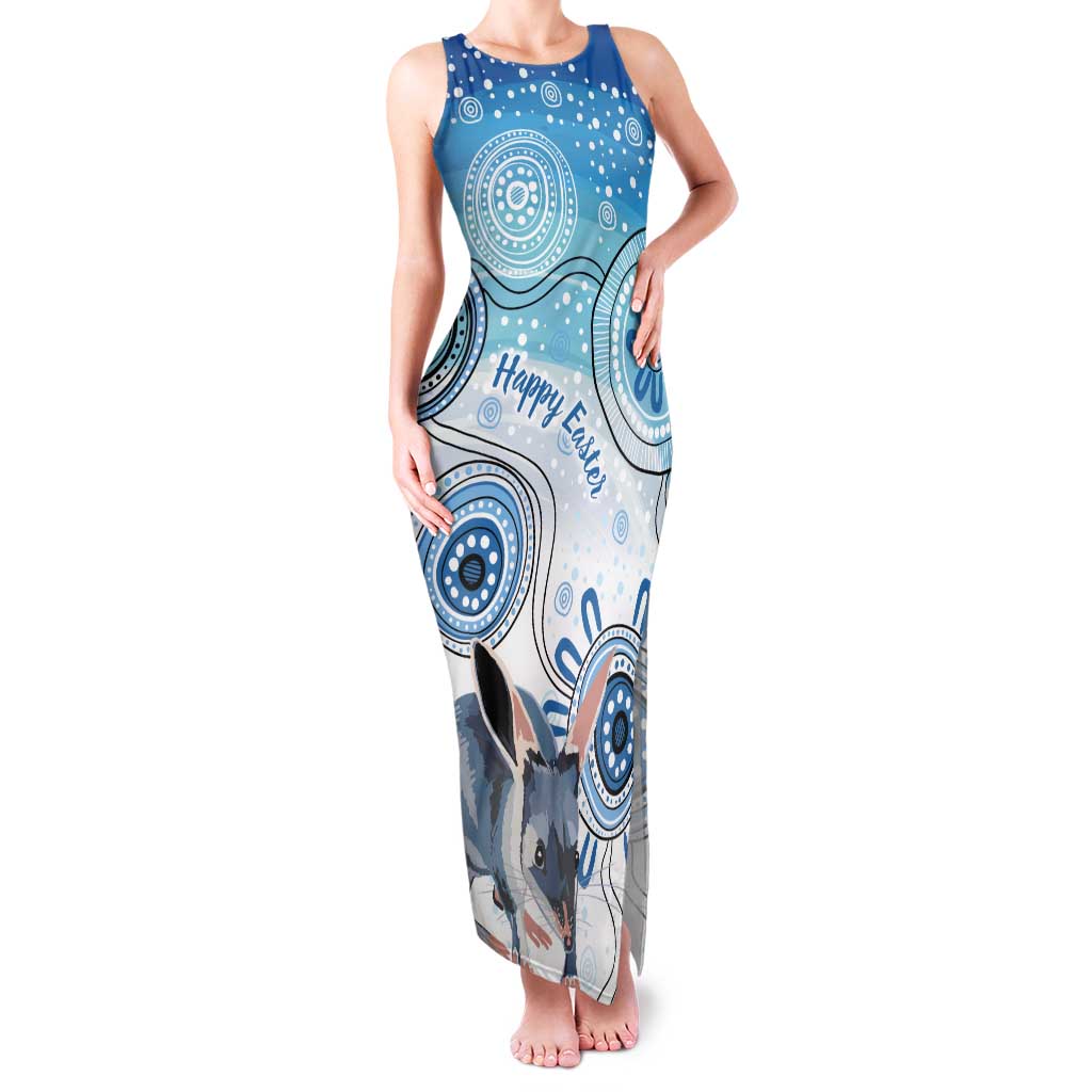 Australia Easter Indigenous Tank Maxi Dress Bilby Happy Easter