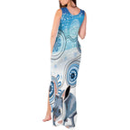 Australia Easter Indigenous Tank Maxi Dress Bilby Happy Easter