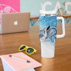 Australia Easter Indigenous Tumbler With Handle Bilby Happy Easter