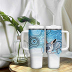 Australia Easter Indigenous Tumbler With Handle Bilby Happy Easter