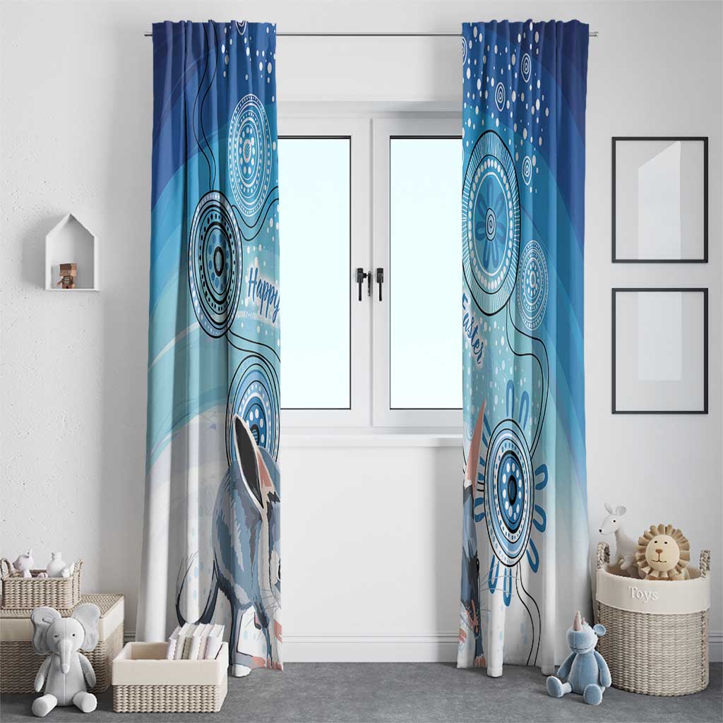 Australia Easter Indigenous Window Curtain Bilby Happy Easter