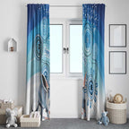 Australia Easter Indigenous Window Curtain Bilby Happy Easter