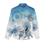 Australia Easter Indigenous Women Casual Shirt Bilby Happy Easter