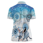 Australia Easter Indigenous Women Polo Shirt Bilby Happy Easter