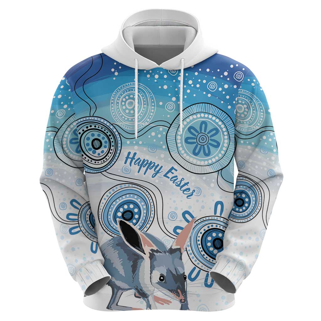 Australia Easter Indigenous Zip Hoodie Bilby Happy Easter