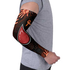 Australia Indigenous Leukemia Awareness Arm Sleeves Aboriginal Dot Arts - Aussie Hoodie