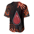 Australia Indigenous Leukemia Awareness Baseball Jersey Aboriginal Dot Arts - Aussie Hoodie