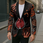 Australia Indigenous Leukemia Awareness Blazer Aboriginal Dot Arts - Aussie Hoodie