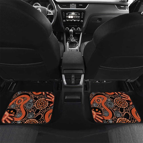 Australia Indigenous Leukemia Awareness Car Mats Aboriginal Dot Arts - Aussie Hoodie