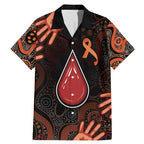 Australia Indigenous Leukemia Awareness Family Matching Mermaid Dress and Hawaiian Shirt Aboriginal Dot Arts - Aussie Hoodie