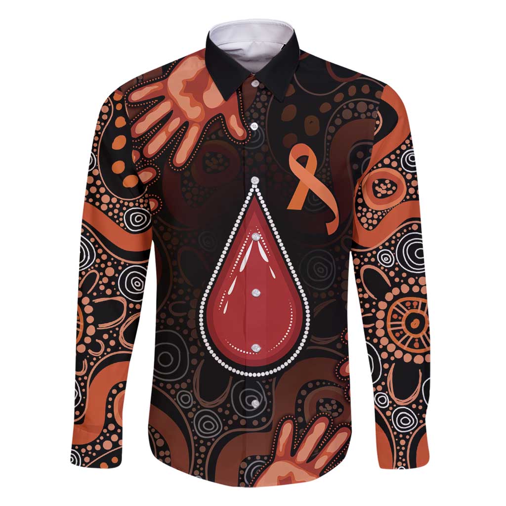 Australia Indigenous Leukemia Awareness Family Matching Summer Maxi Dress and Hawaiian Shirt Aboriginal Dot Arts - Aussie Hoodie
