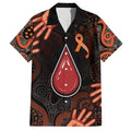 Australia Indigenous Leukemia Awareness Family Matching Tank Maxi Dress and Hawaiian Shirt Aboriginal Dot Arts - Aussie Hoodie