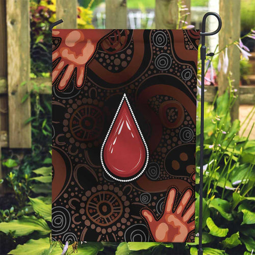 Australia Indigenous Leukemia Awareness Garden Flag Aboriginal Dot Arts - Aussie Hoodie
