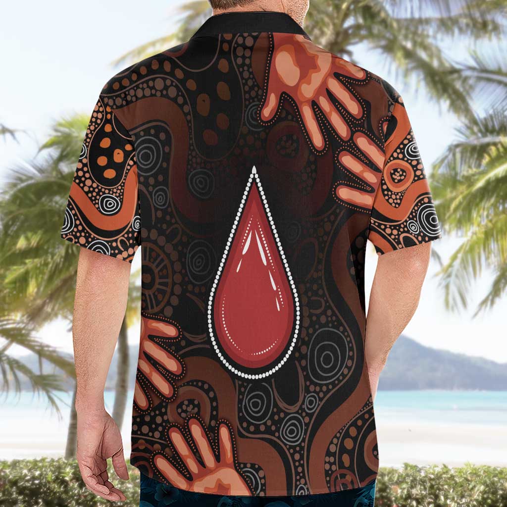 Australia Indigenous Leukemia Awareness Hawaiian Shirt Aboriginal Dot Arts - Aussie Hoodie