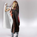 Australia Indigenous Leukemia Awareness Hooded Blanket Aboriginal Dot Arts - Aussie Hoodie
