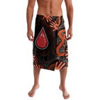 Australia Indigenous Leukemia Awareness Lavalava Aboriginal Dot Arts - Aussie Hoodie