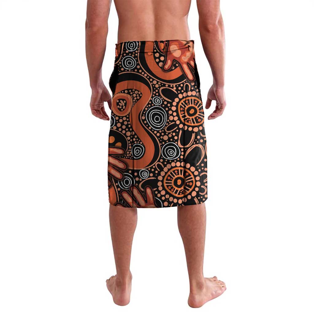 Australia Indigenous Leukemia Awareness Lavalava Aboriginal Dot Arts - Aussie Hoodie