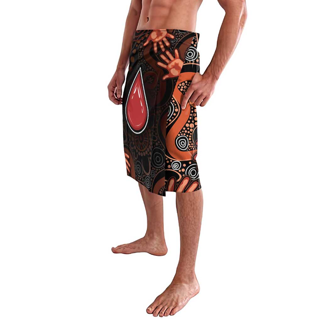 Australia Indigenous Leukemia Awareness Lavalava Aboriginal Dot Arts - Aussie Hoodie