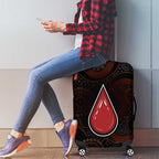 Australia Indigenous Leukemia Awareness Luggage Cover Aboriginal Dot Arts - Aussie Hoodie
