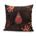Australia Indigenous Leukemia Awareness Pillow Cover Aboriginal Dot Arts - Aussie Hoodie