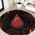 Australia Indigenous Leukemia Awareness Round Carpet Aboriginal Dot Arts - Aussie Hoodie