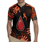 Australia Indigenous Leukemia Awareness Rugby Jersey Aboriginal Dot Arts - Aussie Hoodie
