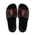 Australia Indigenous Leukemia Awareness Slide Sandals Aboriginal Dot Arts - Aussie Hoodie