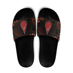 Australia Indigenous Leukemia Awareness Slide Sandals Aboriginal Dot Arts - Aussie Hoodie