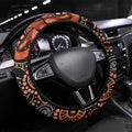 Australia Indigenous Leukemia Awareness Steering Wheel Cover Aboriginal Dot Arts - Aussie Hoodie