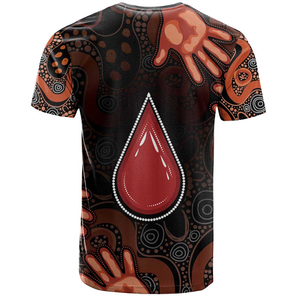 Australia Indigenous Leukemia Awareness T Shirt Aboriginal Dot Arts - Aussie Hoodie