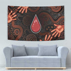 Australia Indigenous Leukemia Awareness Tapestry Aboriginal Dot Arts - Aussie Hoodie
