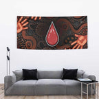 Australia Indigenous Leukemia Awareness Tapestry Aboriginal Dot Arts - Aussie Hoodie