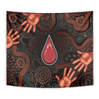 Australia Indigenous Leukemia Awareness Tapestry Aboriginal Dot Arts - Aussie Hoodie