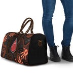 Australia Indigenous Leukemia Awareness Travel Bag Aboriginal Dot Arts - Aussie Hoodie