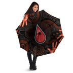 Australia Indigenous Leukemia Awareness Umbrella Aboriginal Dot Arts - Aussie Hoodie