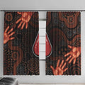 Australia Indigenous Leukemia Awareness Window Curtain Aboriginal Dot Arts - Aussie Hoodie