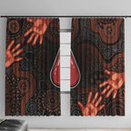 Australia Indigenous Leukemia Awareness Window Curtain Aboriginal Dot Arts - Aussie Hoodie