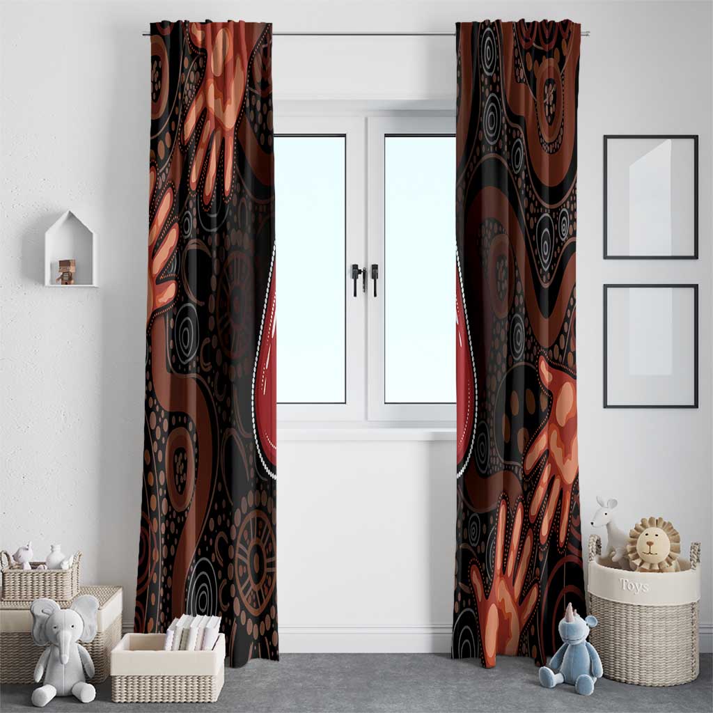 Australia Indigenous Leukemia Awareness Window Curtain Aboriginal Dot Arts - Aussie Hoodie