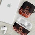 Australia Indigenous Personalized AirPods Case Fight Leukemia Orange Ribbons - Aussie Hoodie