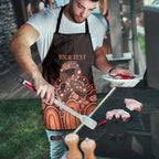 Australia Indigenous Personalized Apron Fight Leukemia Orange Ribbons - Aussie Hoodie