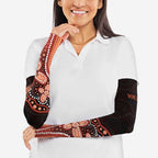 Australia Indigenous Personalized Arm Sleeves Fight Leukemia Orange Ribbons - Aussie Hoodie