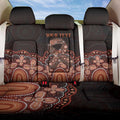 Australia Indigenous Personalized Back Car Seat Cover Fight Leukemia Orange Ribbons - Aussie Hoodie