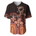 Australia Indigenous Personalized Baseball Jersey Fight Leukemia Orange Ribbons - Aussie Hoodie