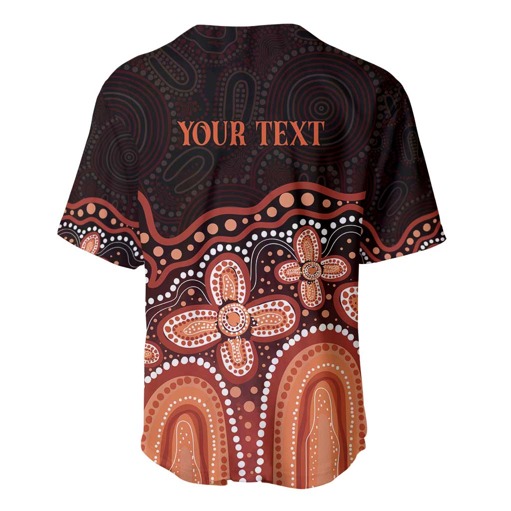 Australia Indigenous Personalized Baseball Jersey Fight Leukemia Orange Ribbons - Aussie Hoodie