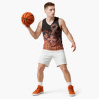 Australia Indigenous Personalized Basketball Jersey Fight Leukemia Orange Ribbons - Aussie Hoodie
