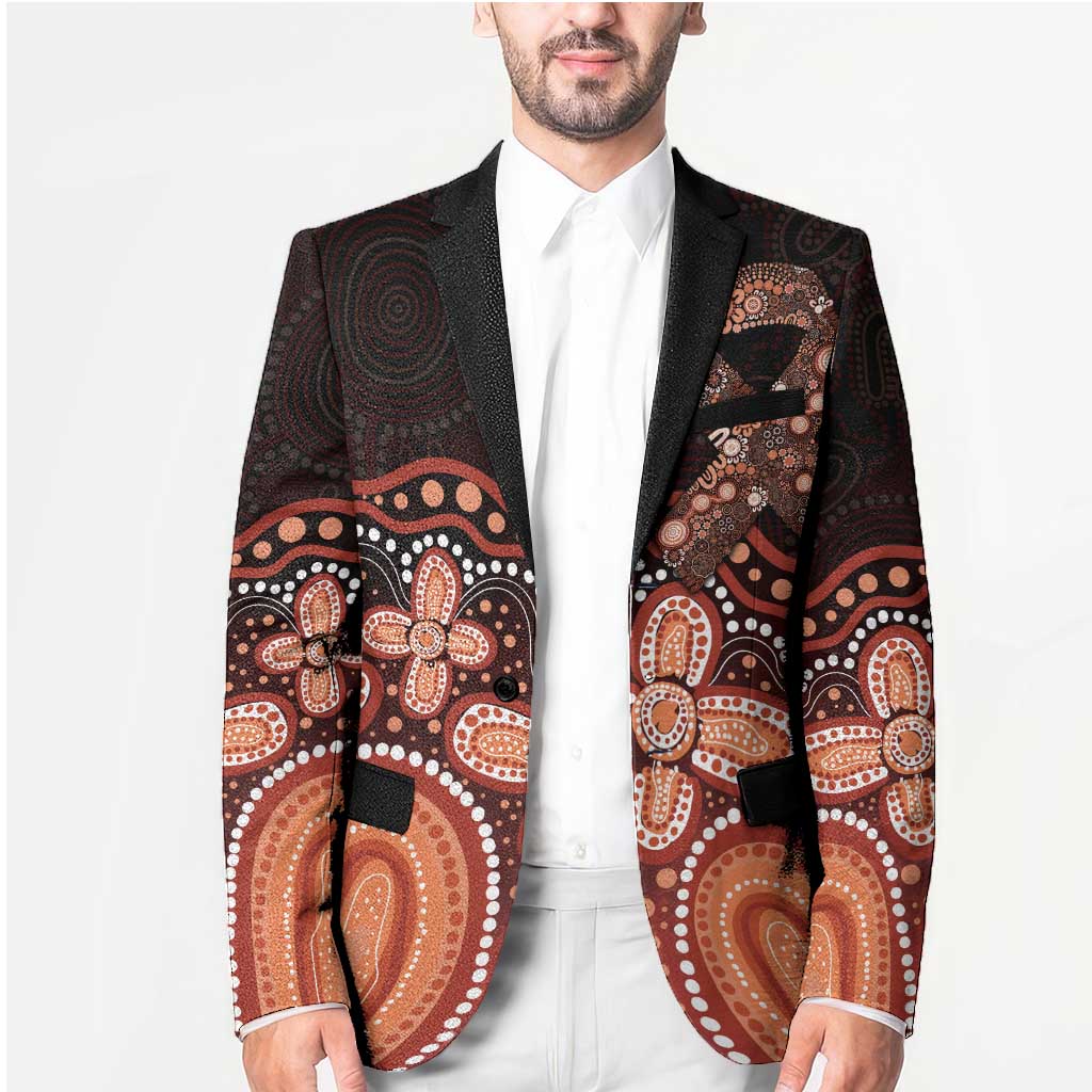 Australia Indigenous Personalized Blazer Fight Leukemia Orange Ribbons - Aussie Hoodie