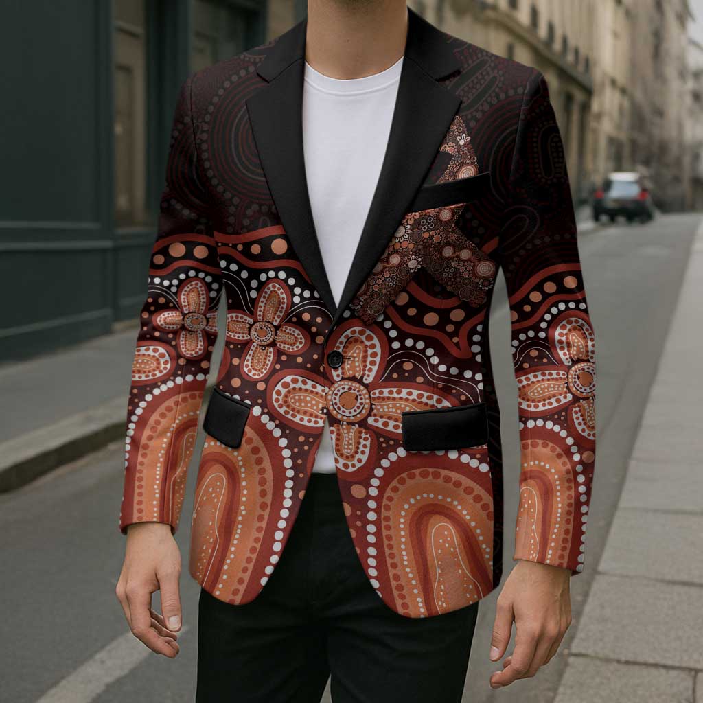 Australia Indigenous Personalized Blazer Fight Leukemia Orange Ribbons - Aussie Hoodie