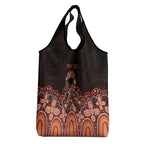 Australia Indigenous Personalized Grocery Bag Fight Leukemia Orange Ribbons - Aussie Hoodie